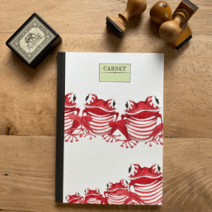 Carnet ronde de grenouilles