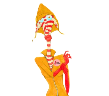 Girafe illustrée logo